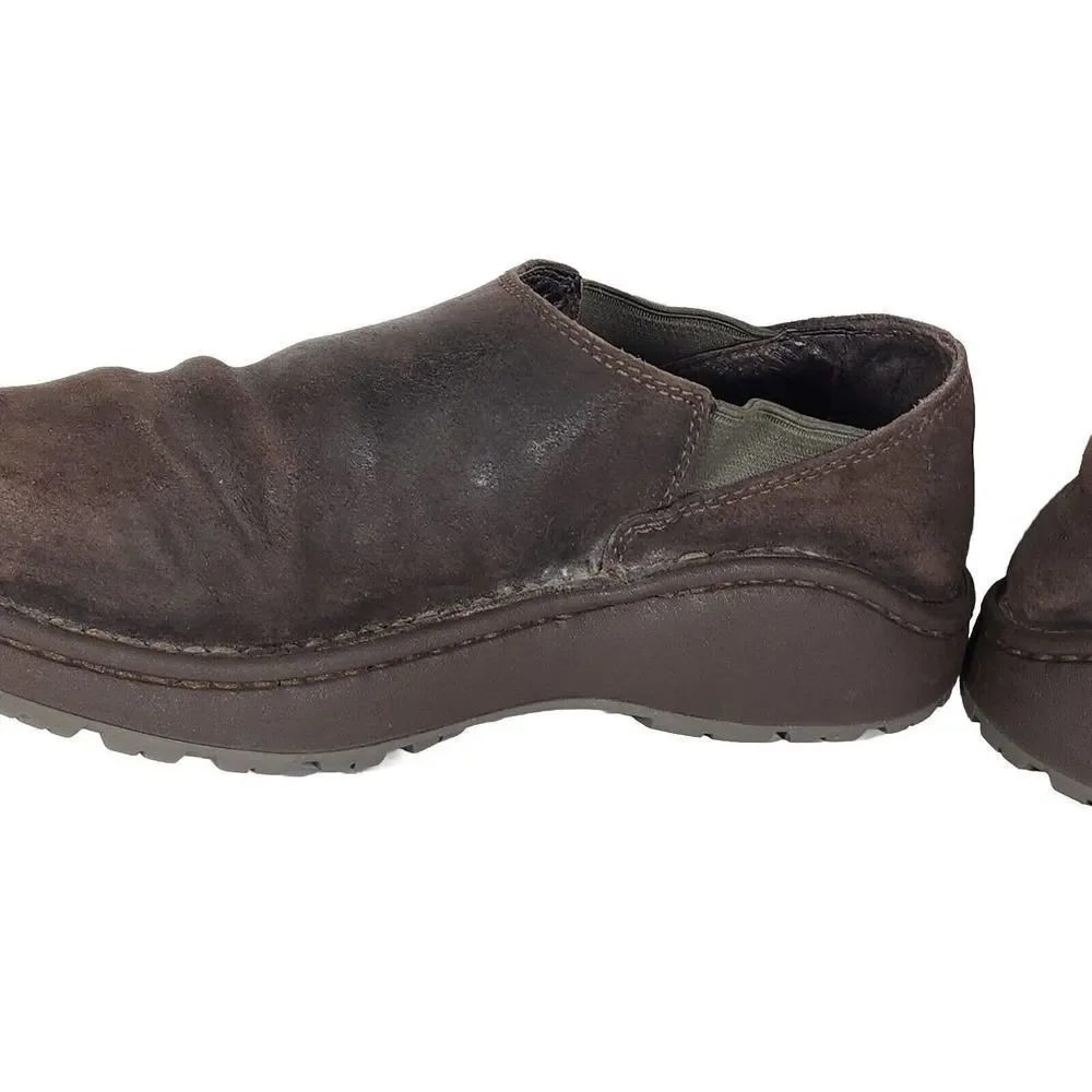 Chaco Men's Zoggonit Vibram Nurl US 8,5 Brown Leather Clog Sneaker Shoes_6